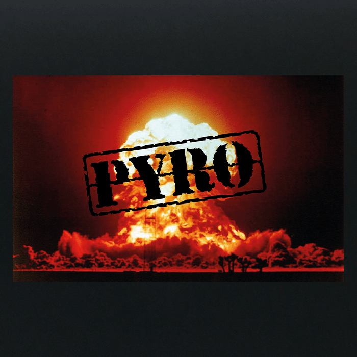 PYRO 'Big Boom' - Vinyl Sticker 